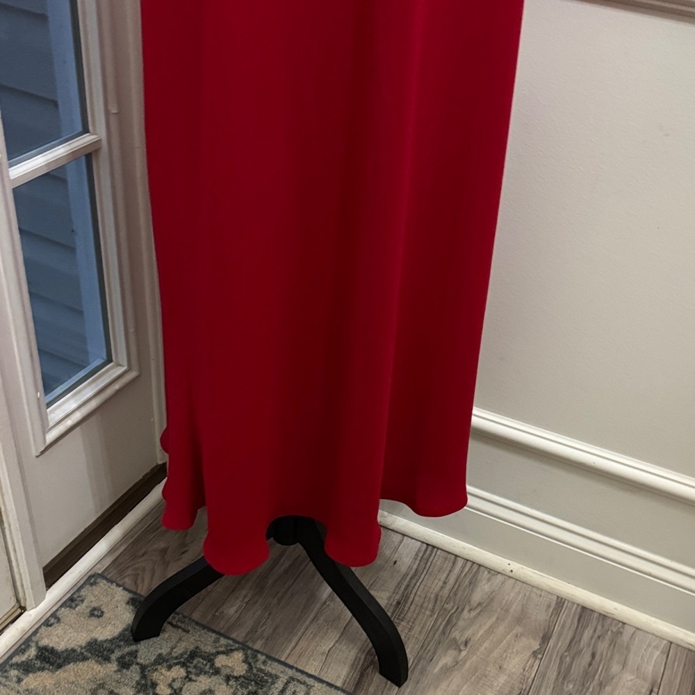 Jones Wear Dress Sz 14 red lined - Picture 4 of 10